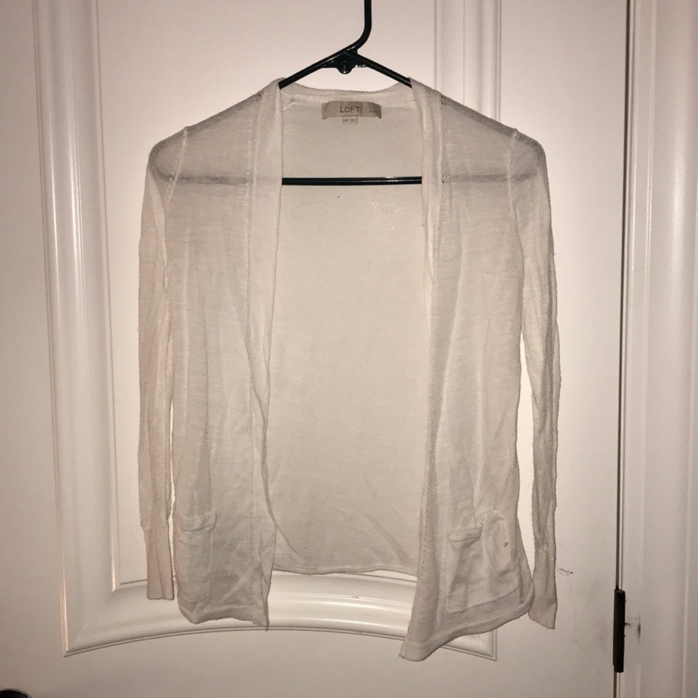 Loft XXS Cardigan (White)